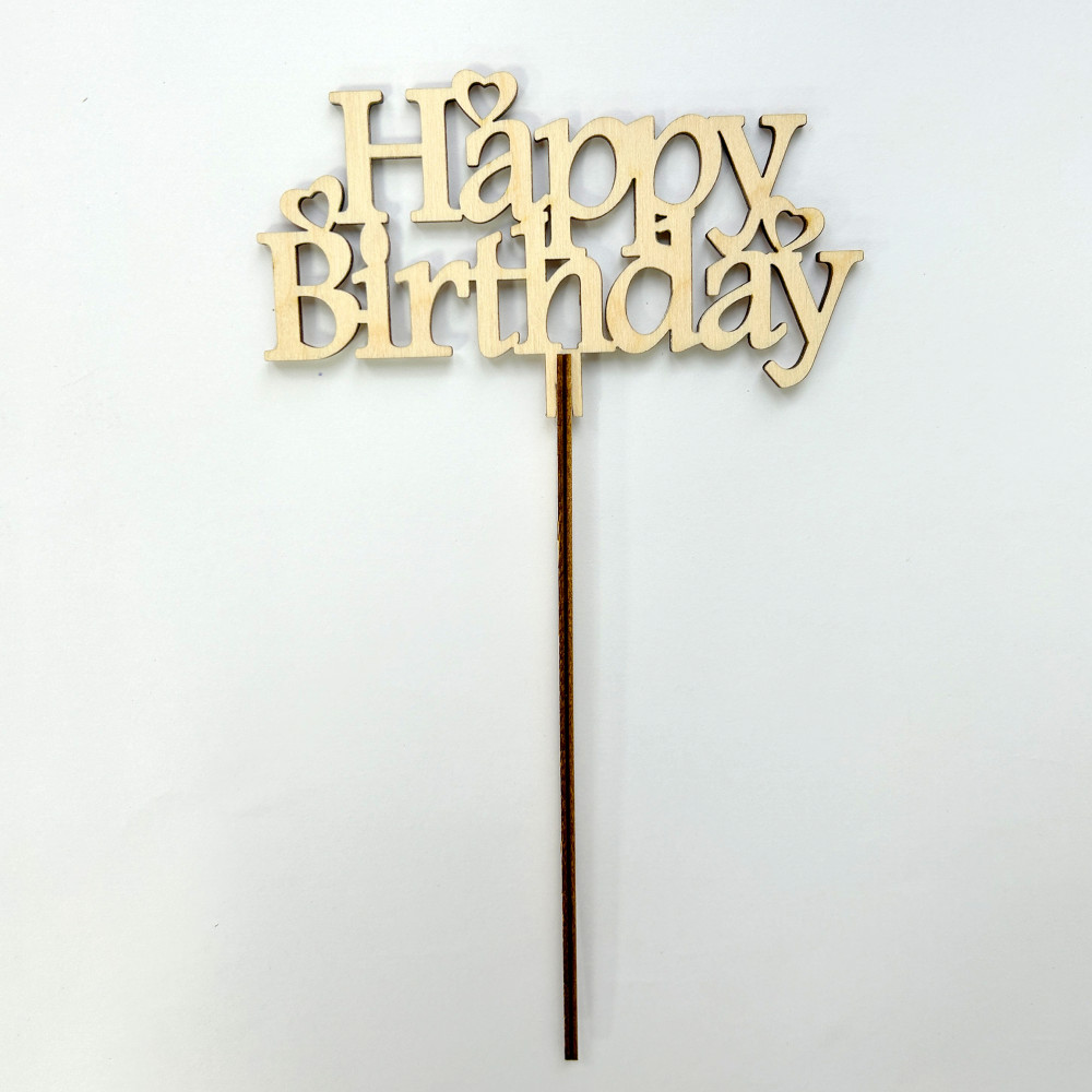 Топпер "Happy Birthday"